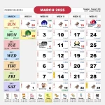 kalendar malaysia calendar mar 2025 cuti sekolah 2025/2026